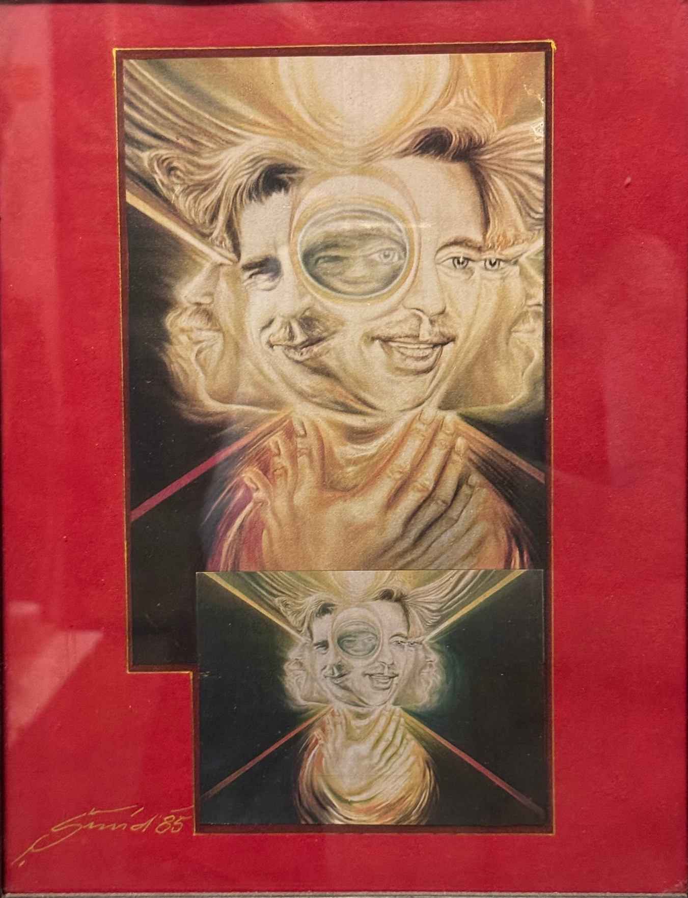 Václav Havel olej na plátně